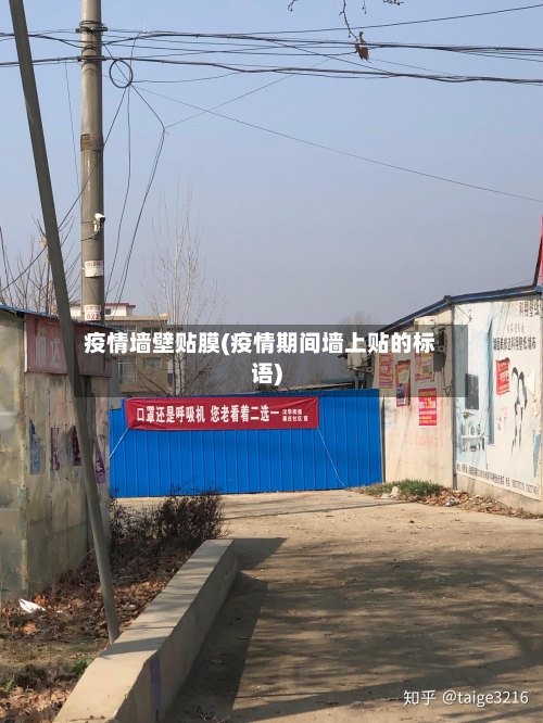 疫情墙壁贴膜(疫情期间墙上贴的标语)