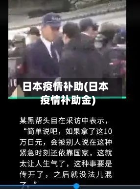 日本疫情补助(日本疫情补助金)