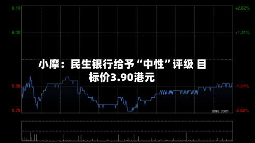 小摩：民生银行给予“中性	”评级 目标价3.90港元-第2张图片