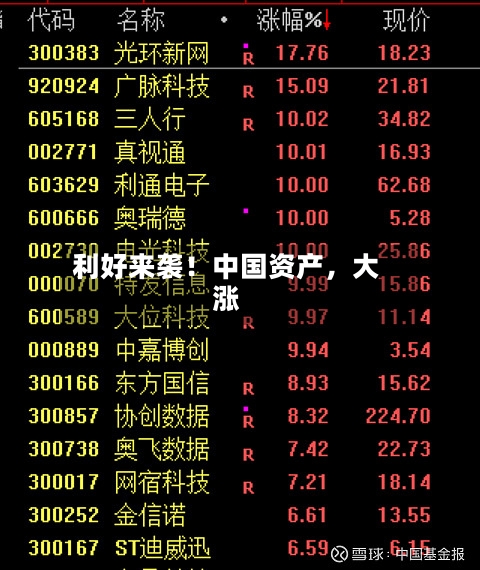 利好来袭！中国资产，大涨-第3张图片
